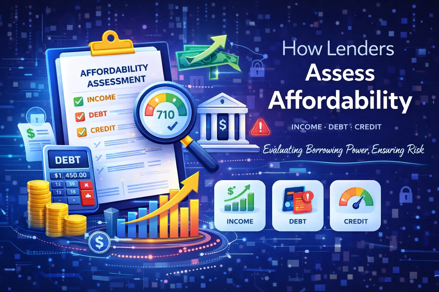 Lender assessing a business finance application